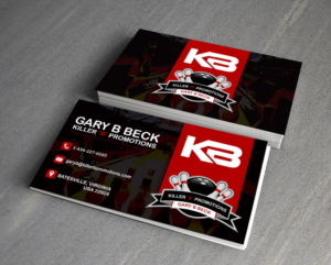 Business Card Design by Bhairav for Killer 'B' Promotions.com | Design: #14536309