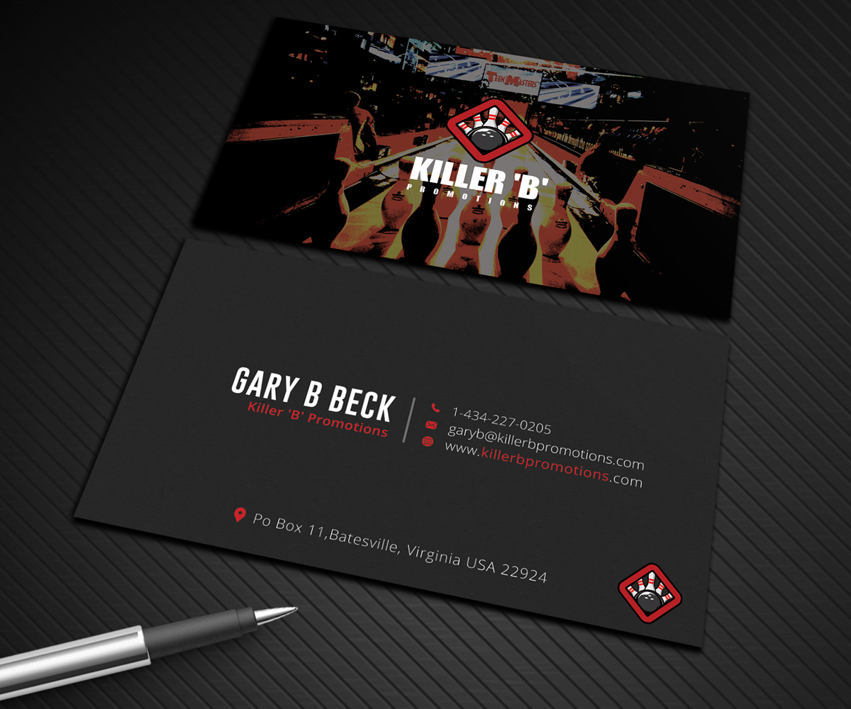 Visitenkarten-Design von Graphic Flame für Killer 'B' Promotions.com | Design #14506846