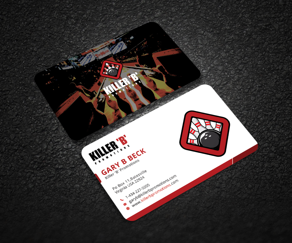 Business Card Design by Graphic Flame for Killer 'B' Promotions.com | Design #14506851