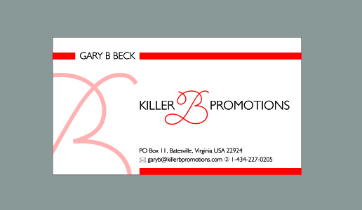 Business Card Design by C GHOSH for Killer 'B' Promotions.com | Design #14535595