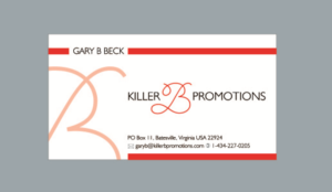 Business Card Design by C GHOSH for Killer 'B' Promotions.com | Design: #14535595