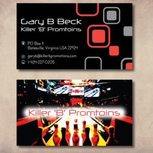 Business Card Design by Charan Raveendra for Killer 'B' Promotions.com | Design: #14505871