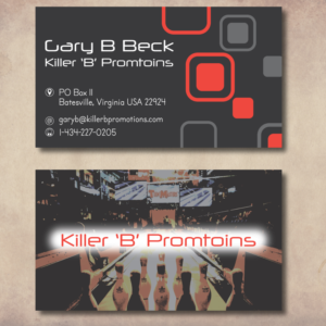 Business Card Design by Charan Raveendra for Killer 'B' Promotions.com | Design: #14505898