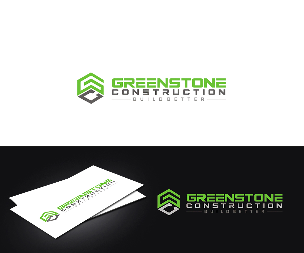 Logo Design by Vishak vasu for Greenstone Construction | Design #14633951
