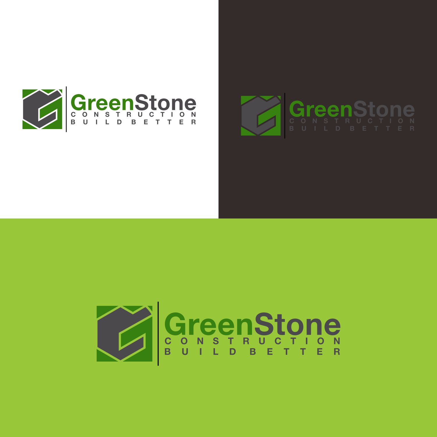 Logo Design by aya-cas for Greenstone Construction | Design #14806535