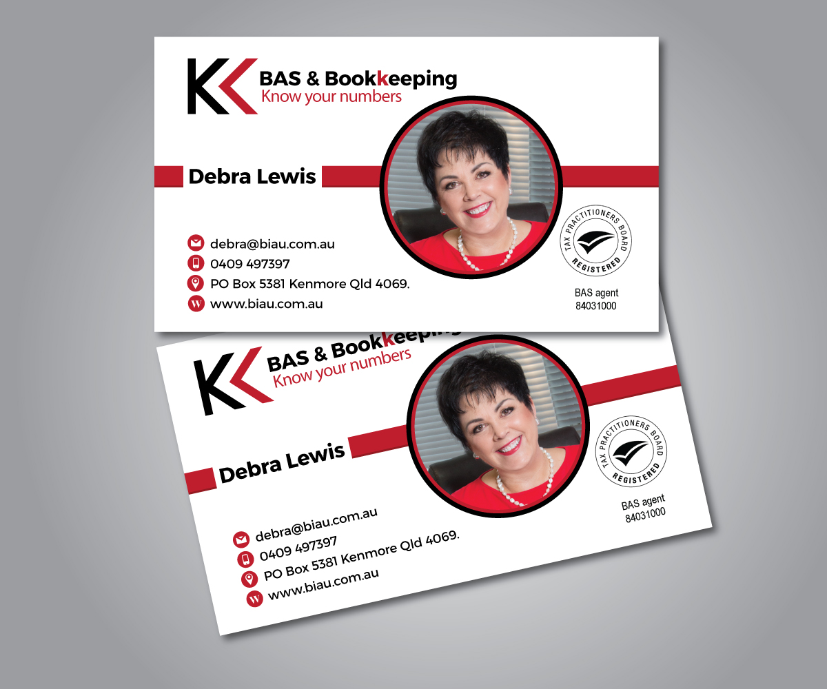 Diseño de Tarjeta de Presentación por M.Pirs para Bookkeeping Institute of Australia Pty Ltd | Diseño #14506187