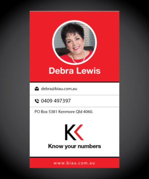 Diseño de Tarjeta de Presentación por joliau para Bookkeeping Institute of Australia Pty Ltd | Diseño: #14485440