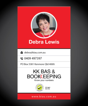 Diseño de Tarjeta de Presentación por joliau para Bookkeeping Institute of Australia Pty Ltd | Diseño: #14498011