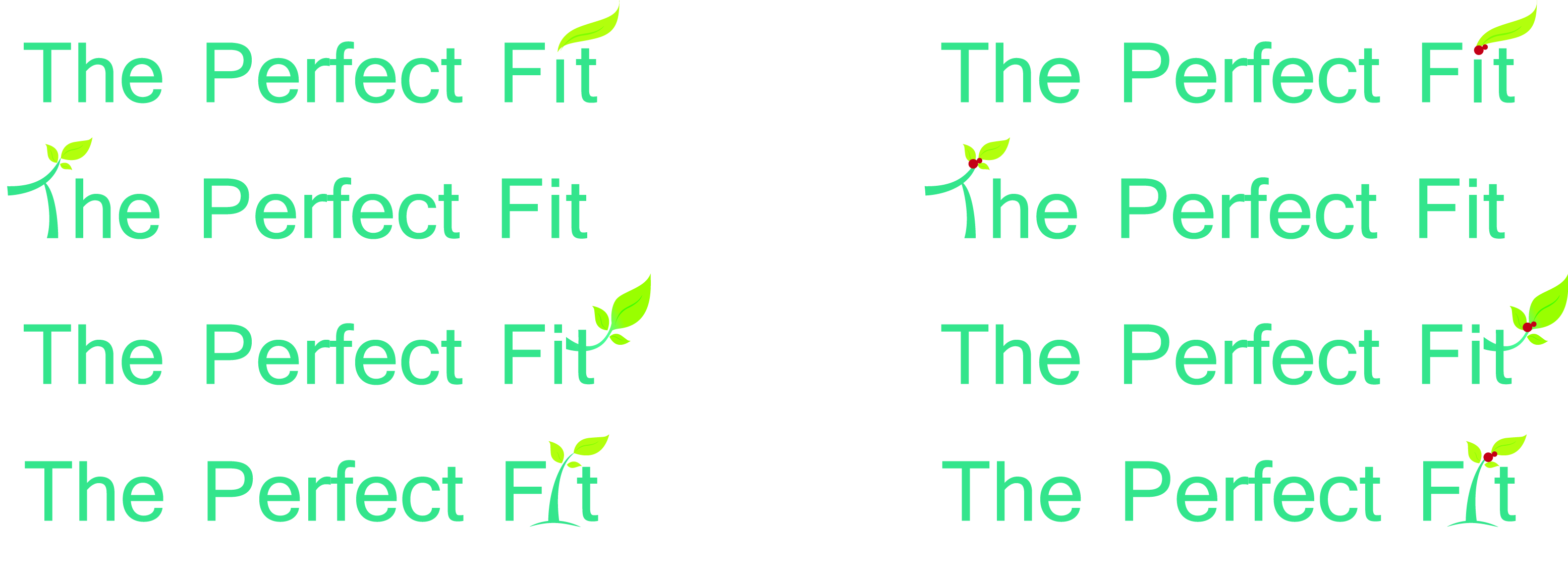 Logo Design by Creative Space for The Perfect Fit | Design #35517
