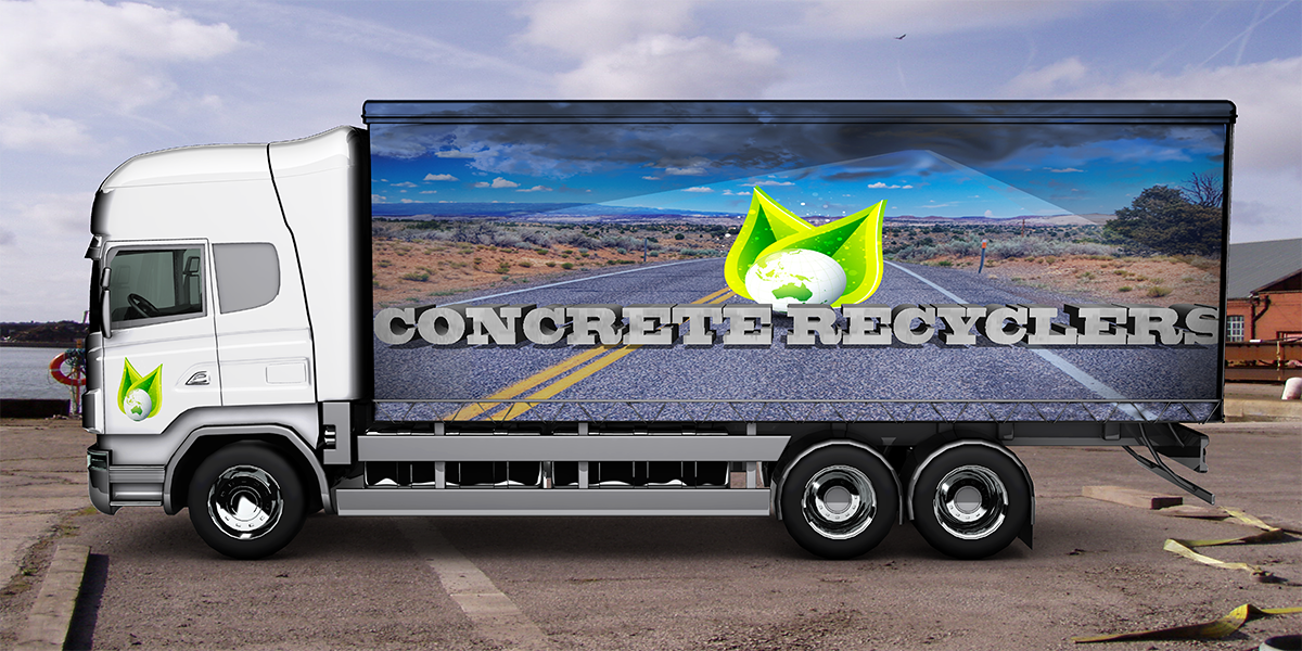 Signage Design by  Andy Dollinger for Concrete Recyclers | Design #2545627