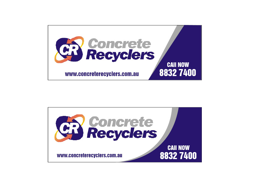 Signage Design by rkailas for Concrete Recyclers | Design #2540469