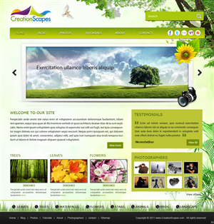 Wordpress Design by pb for this project | Design: #572527