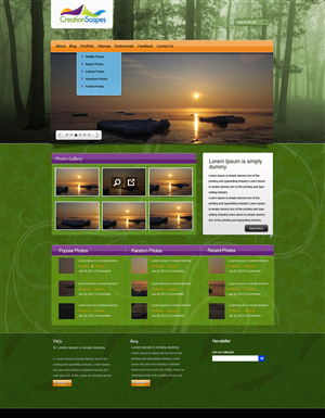 Wordpress Design by Anil for this project | Design: #584954