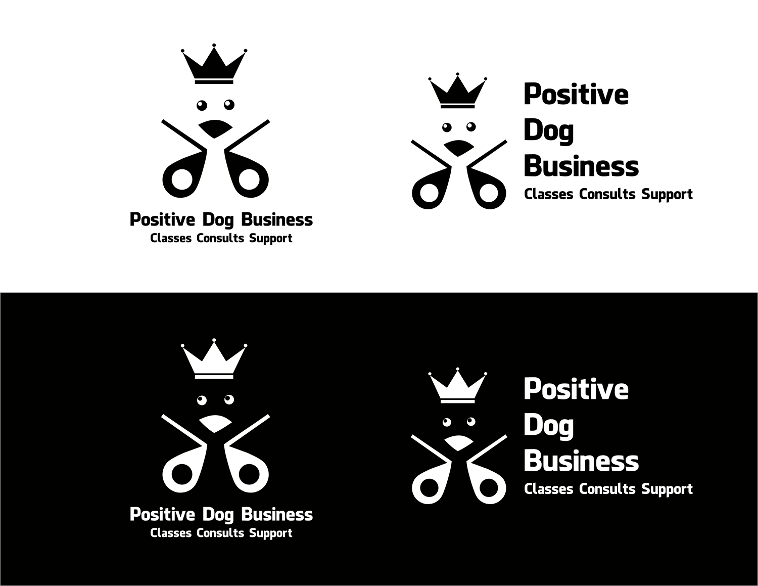 Logo Design by Mathan Jawahar for Positive Dog Business | Design #14603292