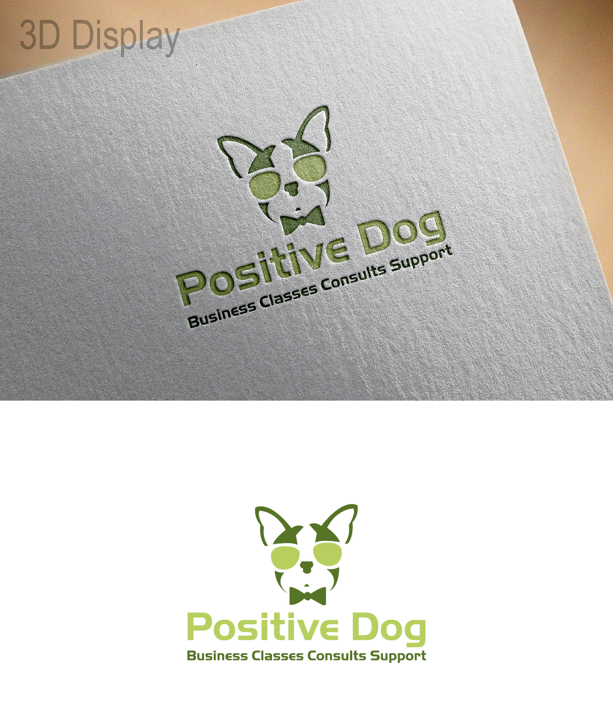 Logo Design by 3Guys for Positive Dog Business | Design #14524550