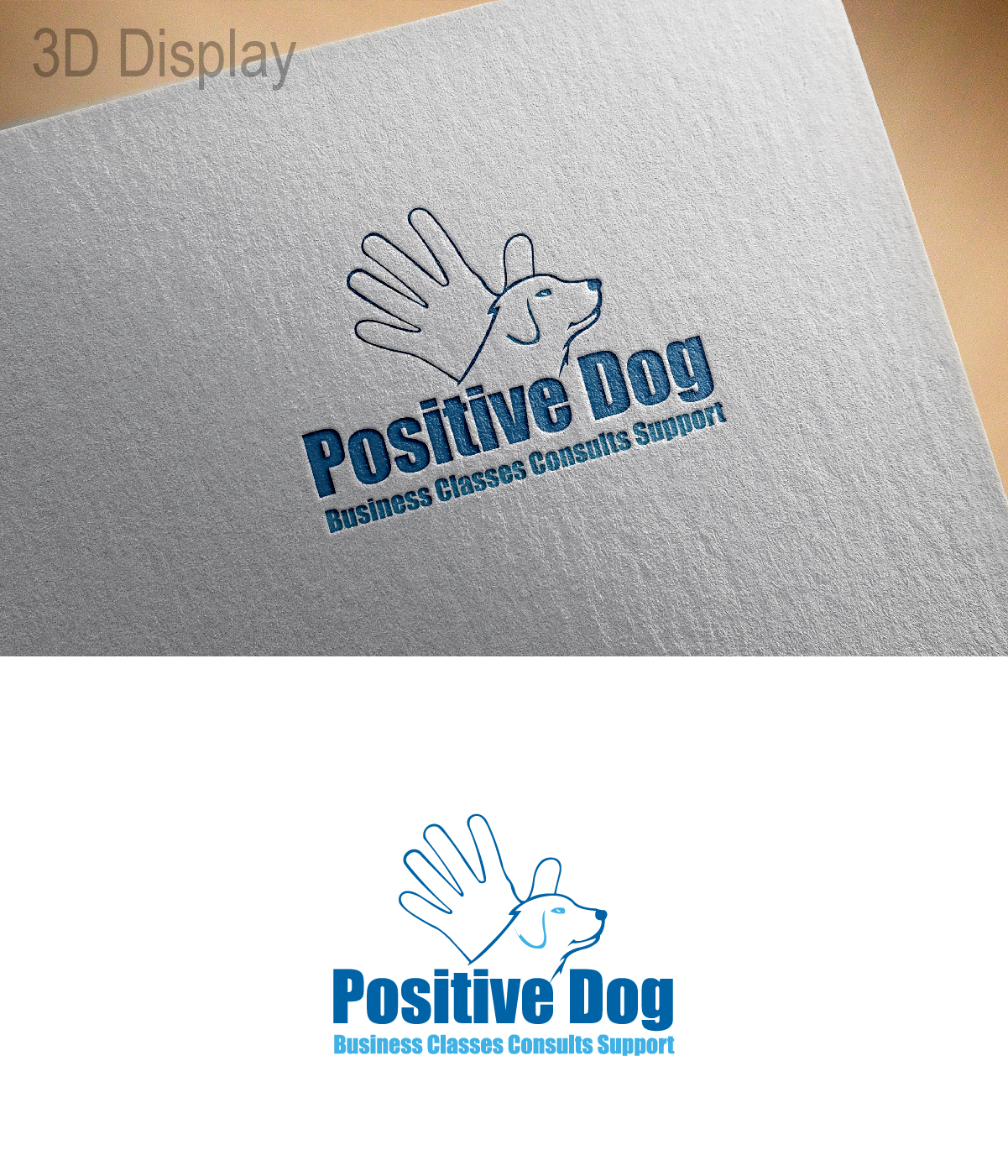 Logo Design by 3Guys for Positive Dog Business | Design #14524551