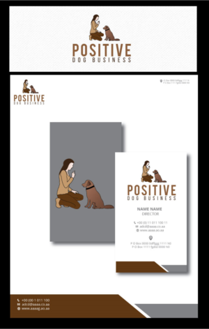 Diseño de Logo por zebronicgraphic para Positive Dog Business | Diseño: #14524984