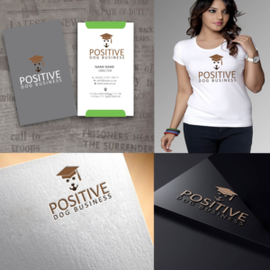Diseño de Logo por zebronicgraphic para Positive Dog Business | Diseño: #14524989