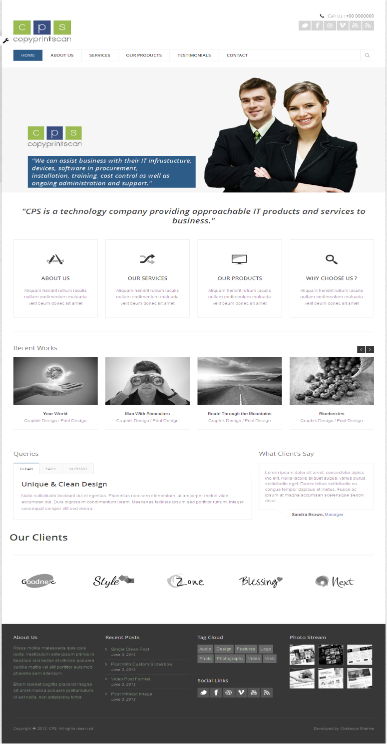 Diseño Web por Chaitanya S. para este proyecto | Diseño #2535941