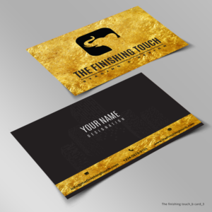 Business Card Design by Sketchweb for The Finishing Touch | Design: #14668068