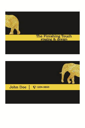 Business Card Design by ana1 for The Finishing Touch | Design: #14634687