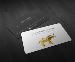 Design de Carte de Visite par Pointless Pixels India pour The Finishing Touch | Design : #14624826