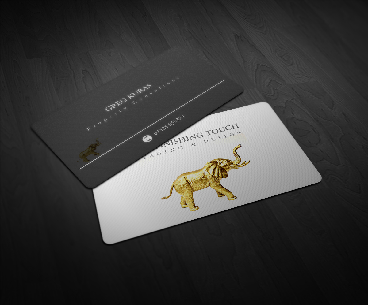 Business Card Design by Pointless Pixels India for The Finishing Touch | Design #14750417