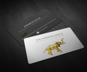 Design de Carte de Visite par Pointless Pixels India pour The Finishing Touch | Design : #14868897