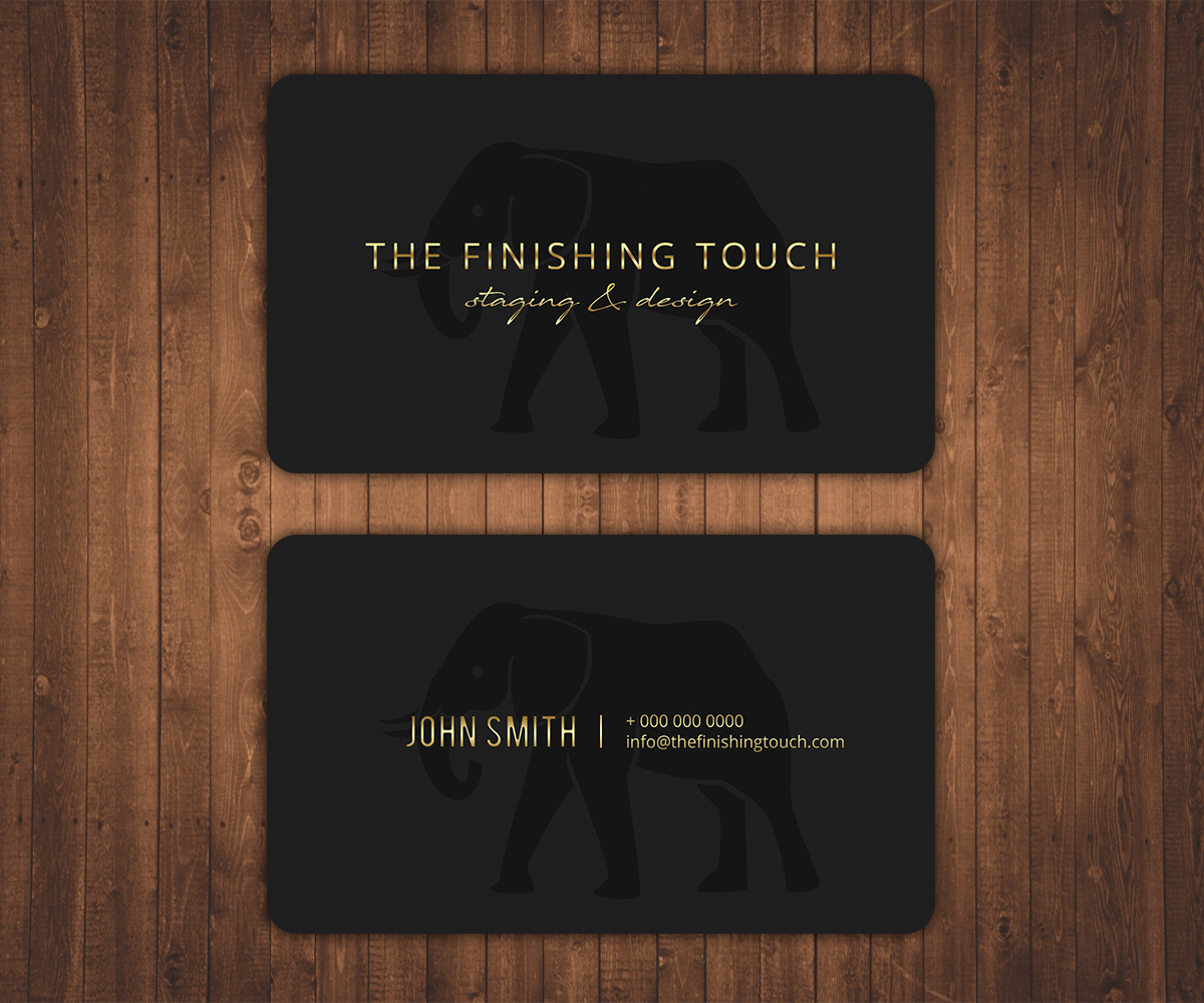 Visitenkarten-Design von Stylez Designz für The Finishing Touch | Design #14723694