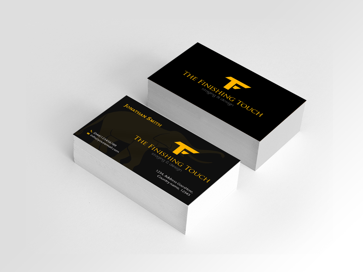 Business Card Design by Creations Box 2015 for The Finishing Touch | Design #14638907
