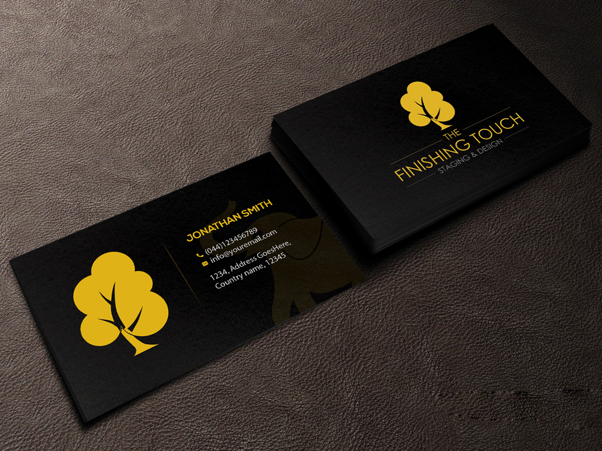 Business Card Design by Creations Box 2015 for The Finishing Touch | Design #14638909