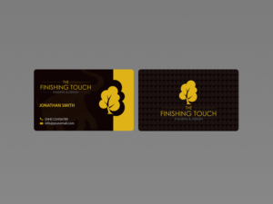 Design de Carte de Visite par Creations Box 2015 pour The Finishing Touch | Design : #14638910