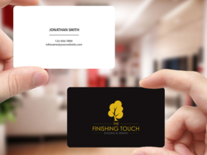 Design de Carte de Visite par Creations Box 2015 pour The Finishing Touch | Design : #14657681