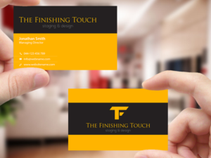 Design de Carte de Visite par Creations Box 2015 pour The Finishing Touch | Design : #14657682