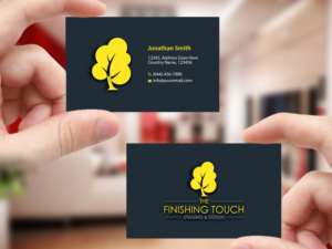 Design de Carte de Visite par Creations Box 2015 pour The Finishing Touch | Design : #14657696