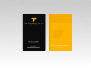 Design de Carte de Visite par Creations Box 2015 pour The Finishing Touch | Design : #14657697
