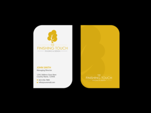Design de Carte de Visite par Creations Box 2015 pour The Finishing Touch | Design : #14657698