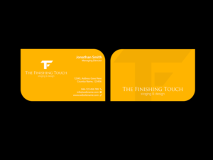 Design de Carte de Visite par Creations Box 2015 pour The Finishing Touch | Design : #14657699