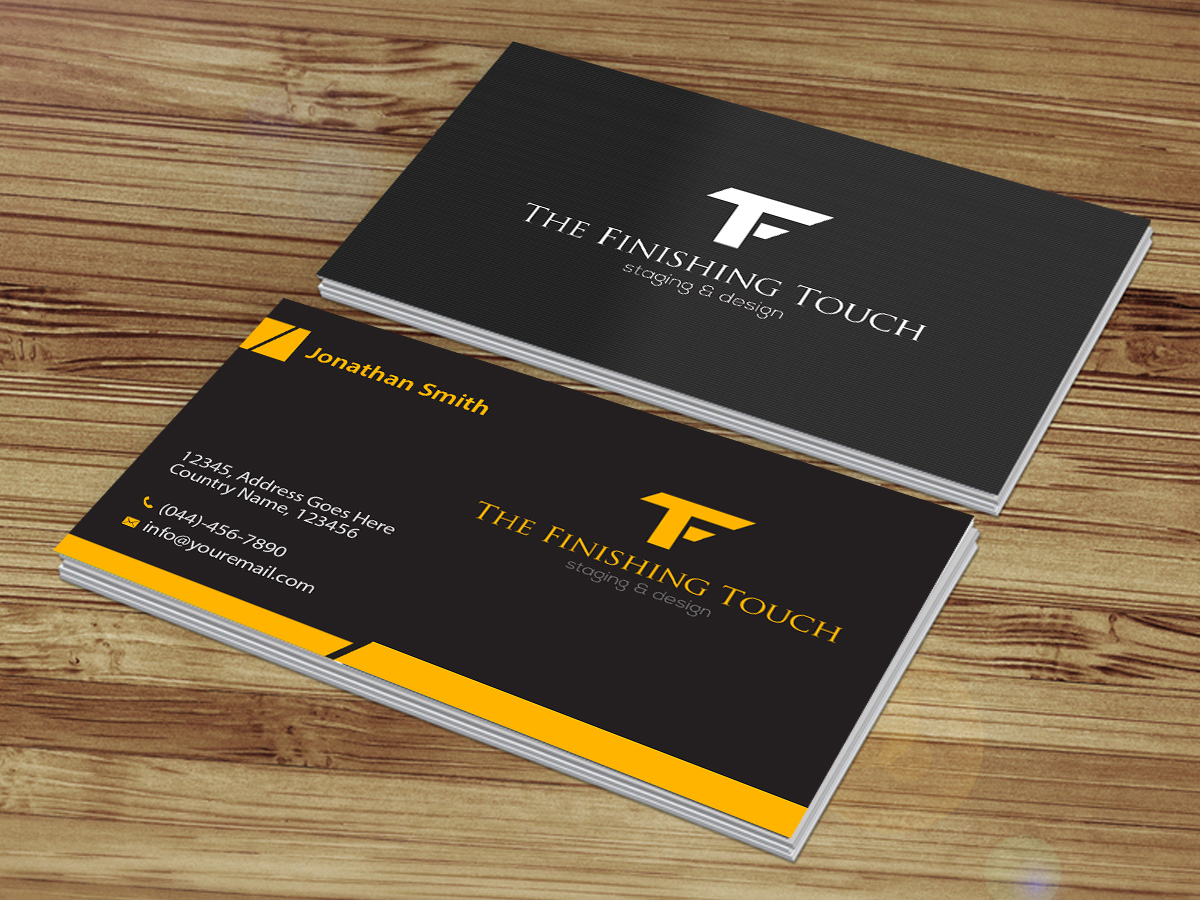 Diseño de Tarjeta de Presentación por Creations Box 2015 para The Finishing Touch | Diseño #14657700