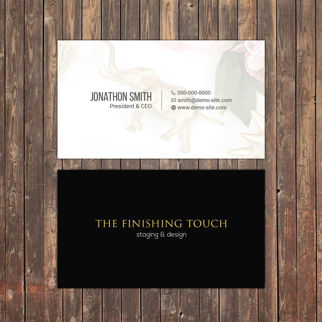 Design de Carte de Visite par Sky007 pour The Finishing Touch | Design #14690753