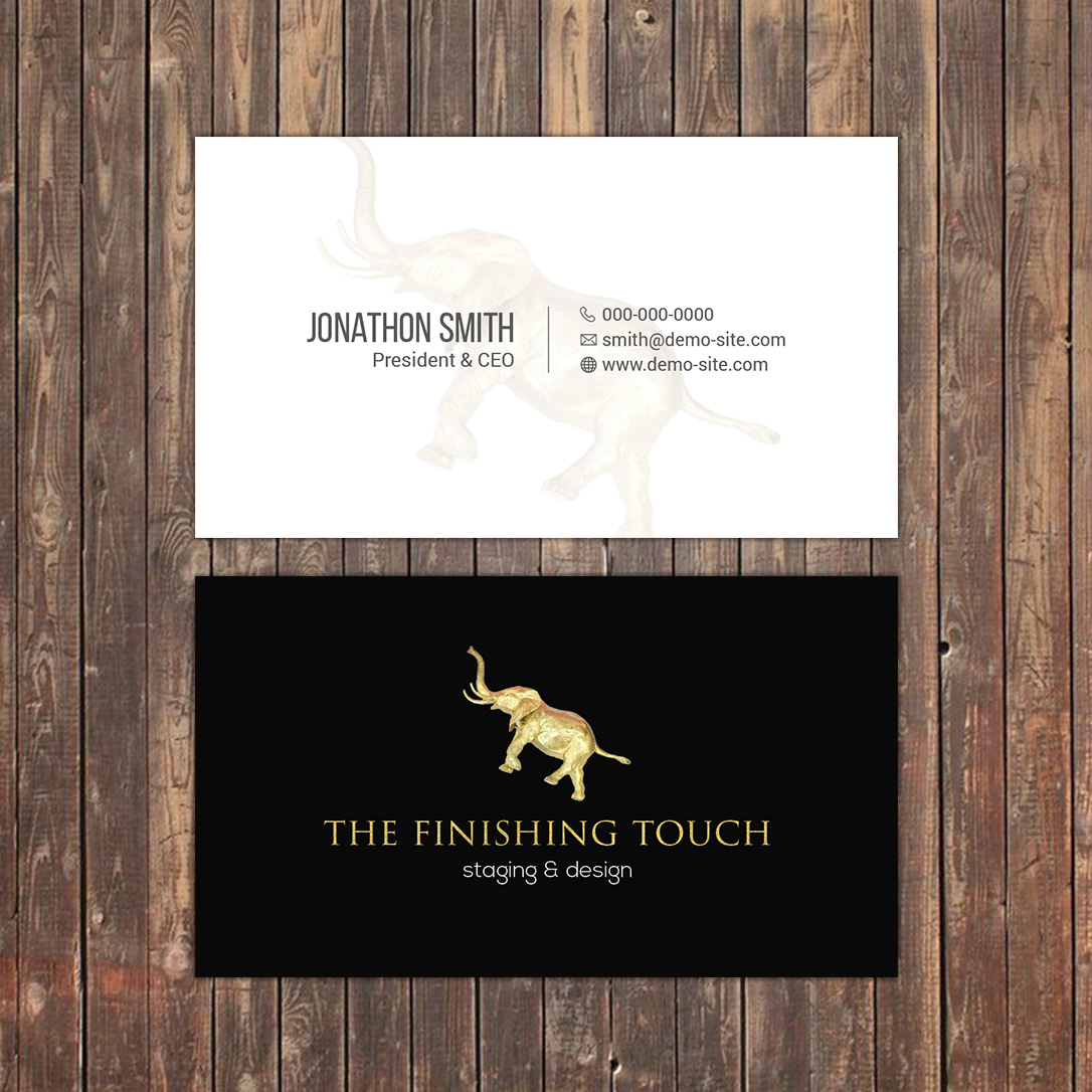 Business Card Design by Sky007 for The Finishing Touch | Design #14690770