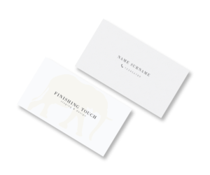 Design de Carte de Visite par Zane_Graph_Design pour The Finishing Touch | Design : #14637446