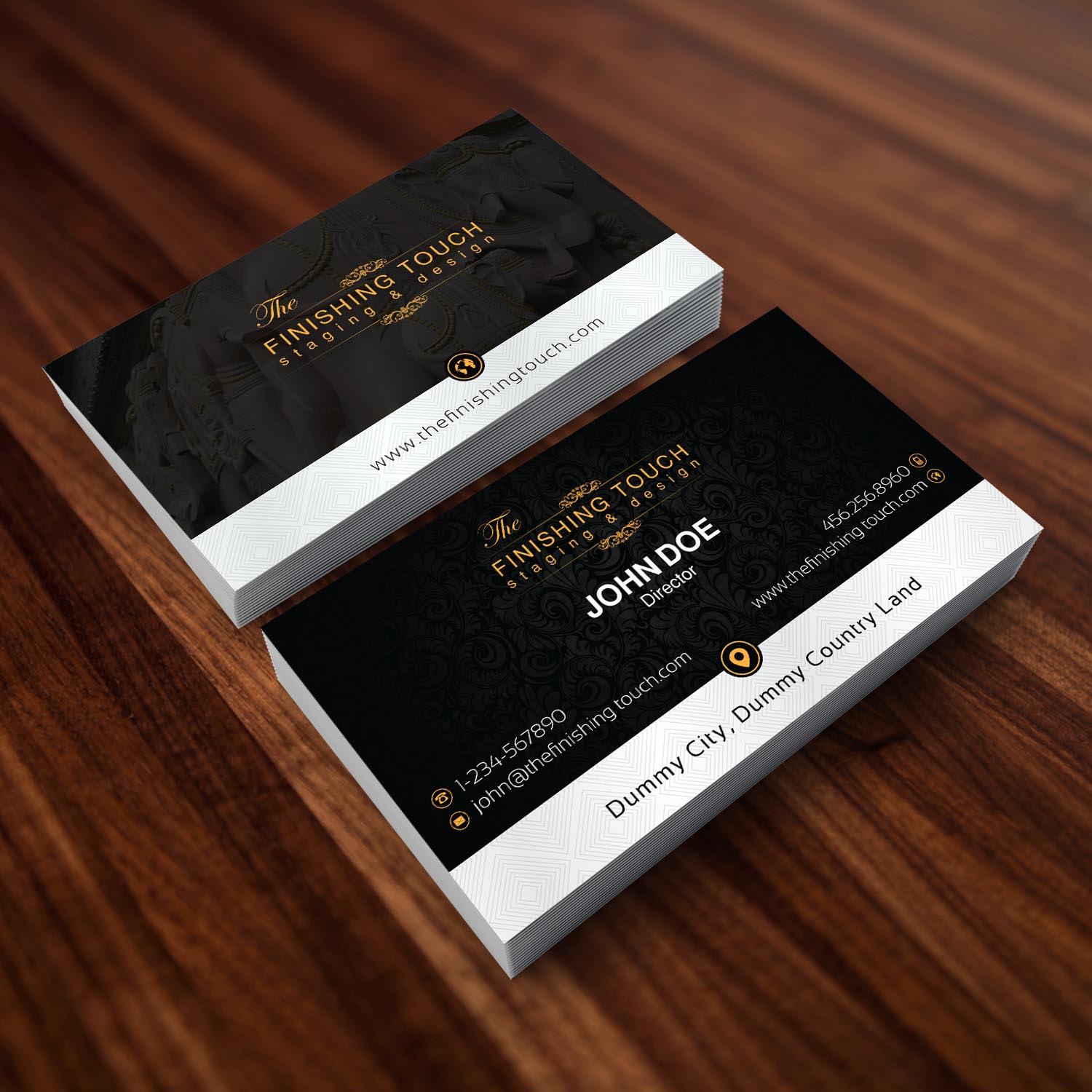 Business Card Design by Creative Jiniya for The Finishing Touch | Design #14638498