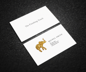 Business Card Design by Graphic Flame for The Finishing Touch | Design: #14637138