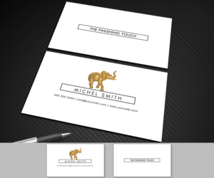 Business Card Design by Graphic Flame for The Finishing Touch | Design: #14637156