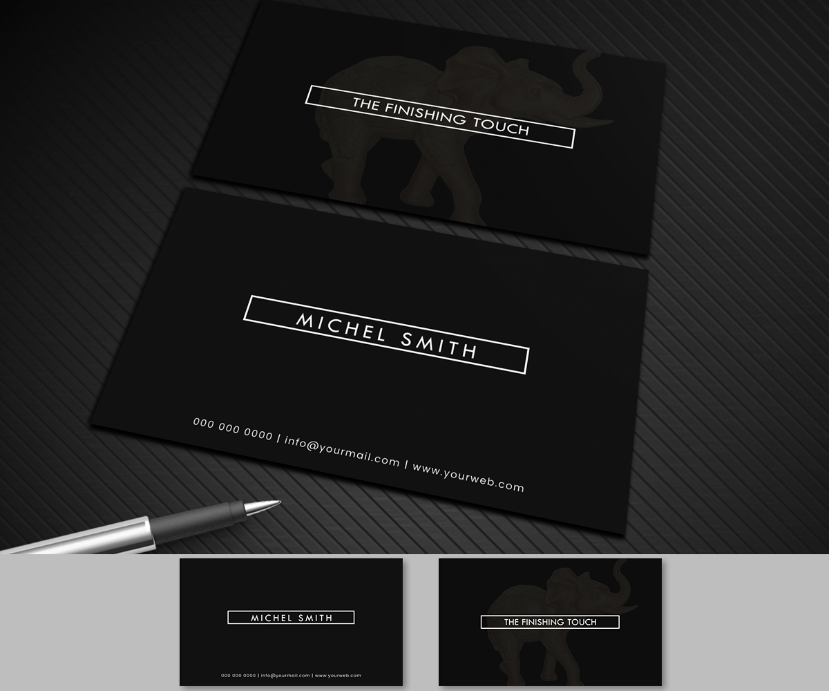 Business Card Design by Graphic Flame for The Finishing Touch | Design #14637157