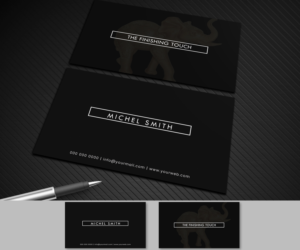 Business Card Design by Graphic Flame for The Finishing Touch | Design: #14637157