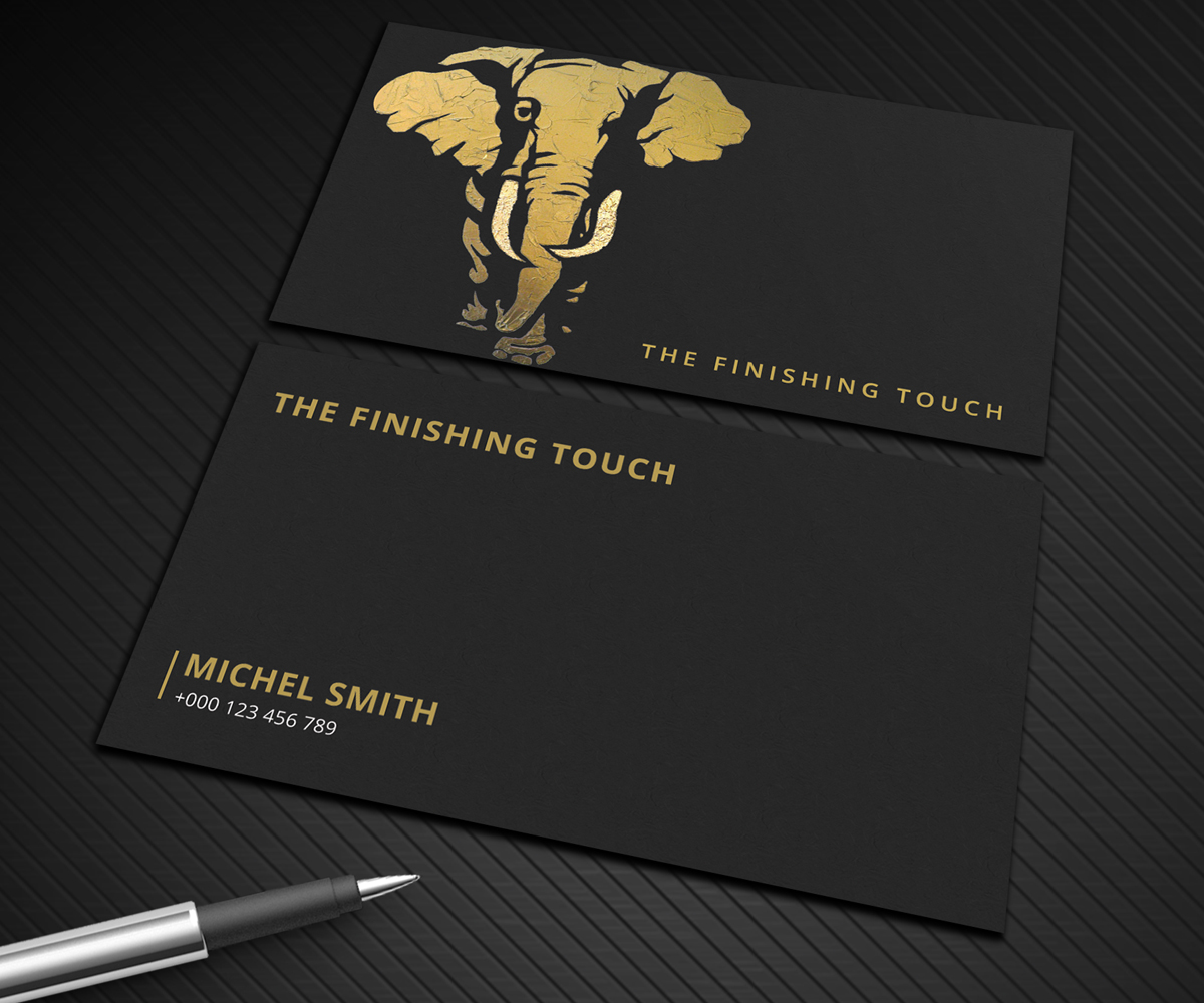 Business Card Design by Graphic Flame for The Finishing Touch | Design #14641773
