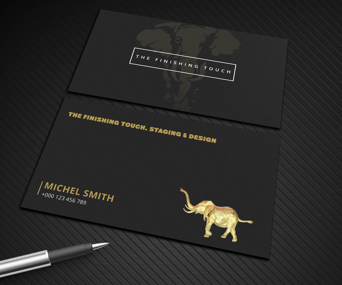 Business Card Design by Graphic Flame for The Finishing Touch | Design #14657158