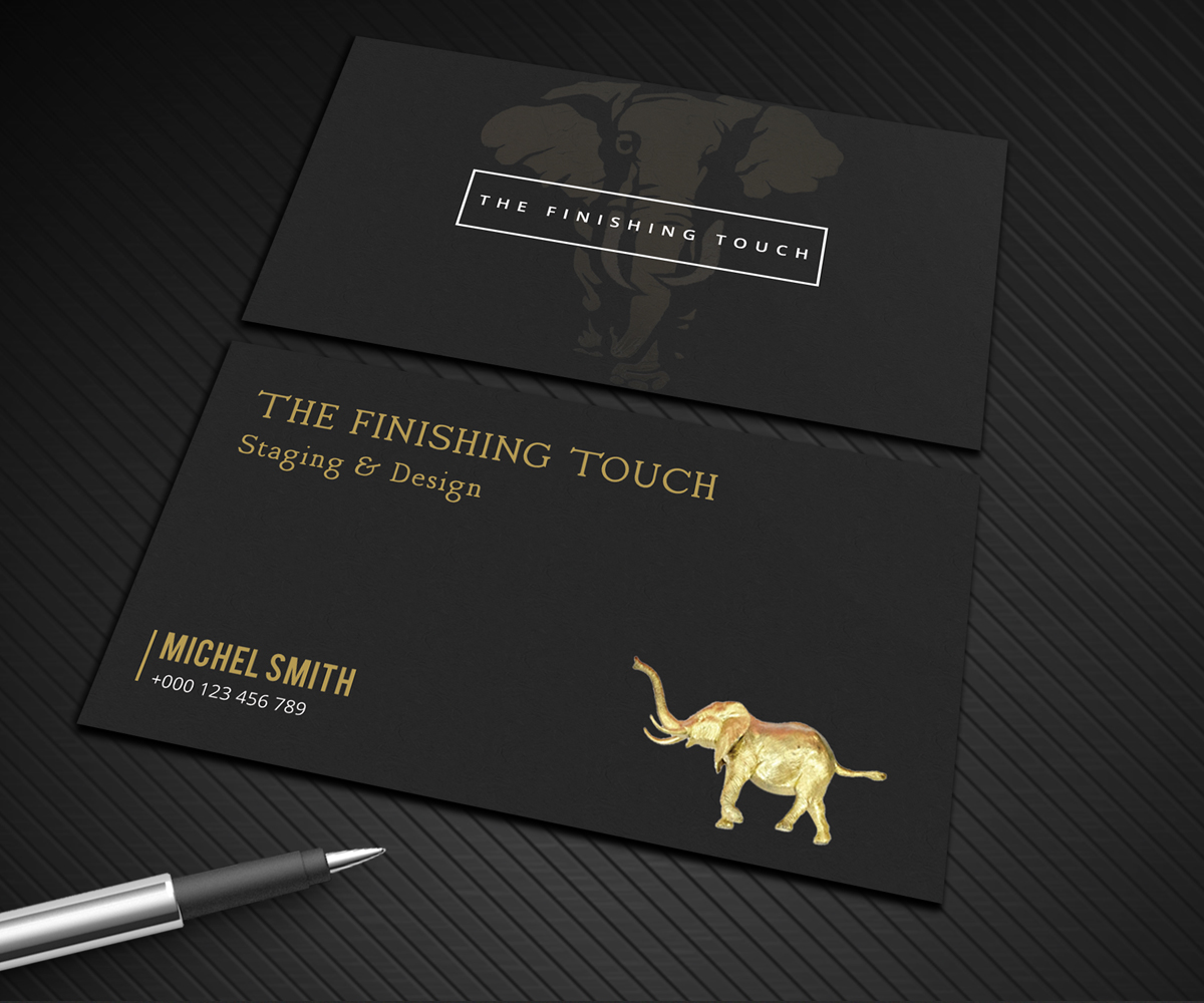 Business Card Design by Graphic Flame for The Finishing Touch | Design #14657160